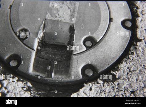 Fine 1970s Vintage Black And White Of Recessed Lighting And Its