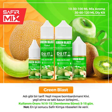 Naked Green Blast Mix Aroma Safir Kimya