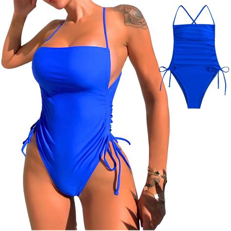 Str J K Pielowy Jednocz Ciowy Kostium Pla Owy Elegancki Bikini Roz L Bikiniwear Sport