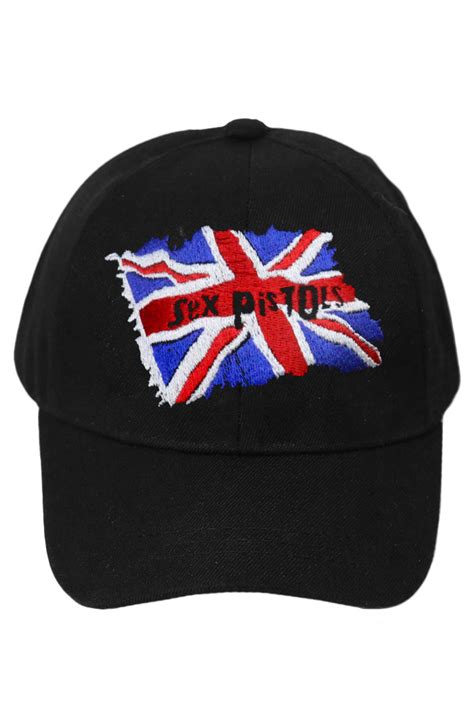 Бейсболка Sex Pistols с D вышивкой белая B D купить в интернет магазине RockBunker ru