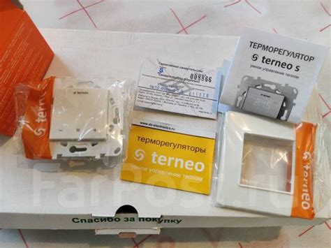 Терморегулятор Terneo s с датчиком для теплого, водяного пола во Влади ...