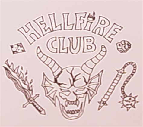 How To Draw Stranger Things Hellfire Club Logo