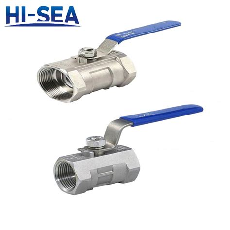 piece threaded ball valve