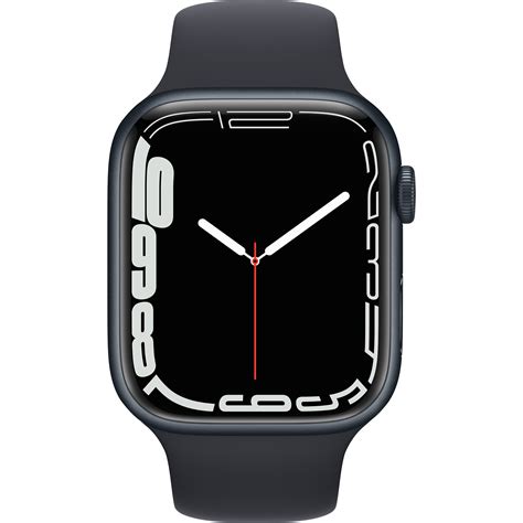 Apple Watch Series 7 45 мм GPS + LTE (алюминиевый) чёрный