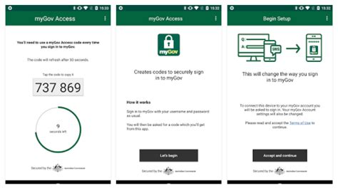 myGov Access - code creator mobile app - Youth Apps