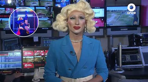 Video Conoce A La Primera Presentadora De Noticias Drag Queen En México Noticias Diario De