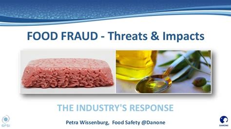 Food Fraud Threats And Impacts