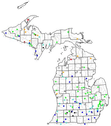 Lakes In Michigan Map