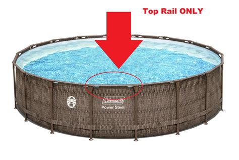Replacement Top Rail For Coleman Power Steel 18ft X 48in Round Swimmin