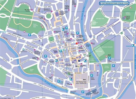 Carte De Bath Plan De Bath