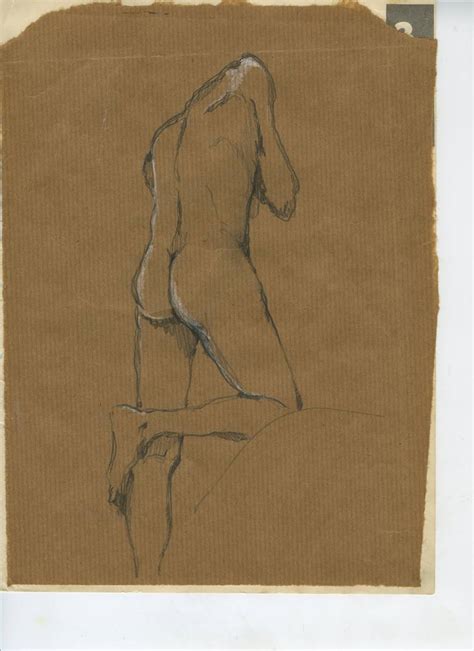Male Nude Standing Drawing By Connor Mc Cabe Saatchi Art