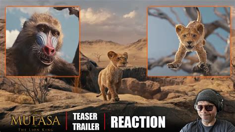 Mufasa The Lion King Teaser Trailer Reaction