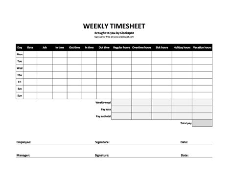 Track Work Hours Spreadsheet — Db