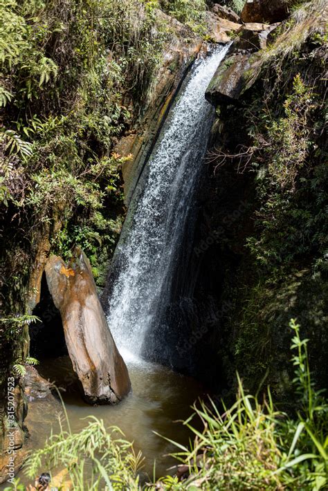 Cachoeira Dos Pelados Waterfall Of The Naked In The Andorinhas