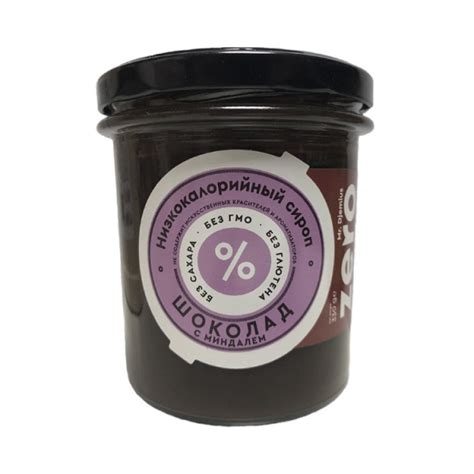 Сироп Mr. Djemius ZERO низкокалорийный Шоколад с миндалем | отзывы