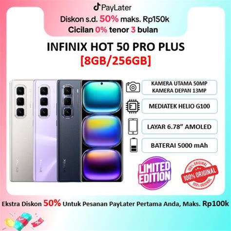 Promo Infinix Hot Pro Plus Gb Mediatek Helio G Garansi Resmi Indonesia Non