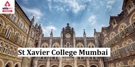 St Xavier College Mumbai- Fees, Admission Criteria 2022-23