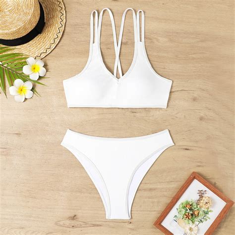 Sexy Bikini Swimsuit Women Swimwear Push Up Bikini Set Thong Brazilian