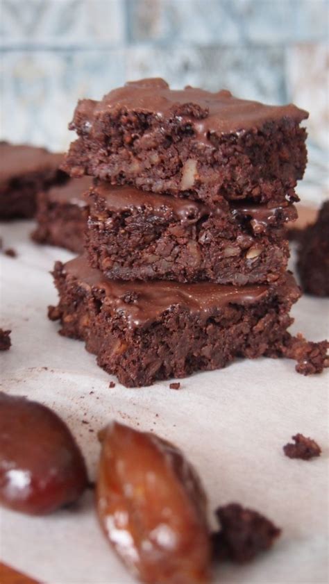 Vegane Gesunde Brownies Ohne Mehl Zucker Und Fett Healthy Brownies