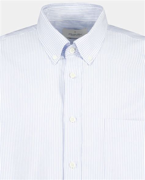 Camisa Hombre Manga Larga Sport Raya Oxford Tallas Grandes Emidio