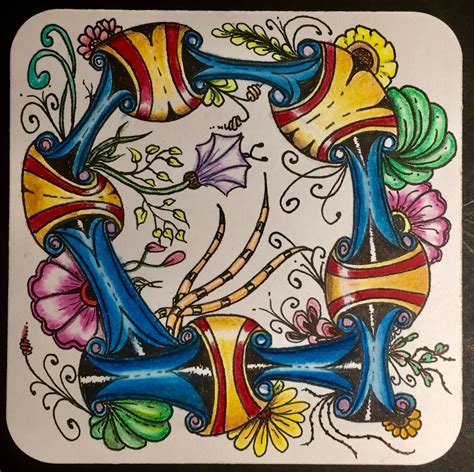 Zentangle Color Zentangle, Rooster, Work, Animals, Color, Animales ...