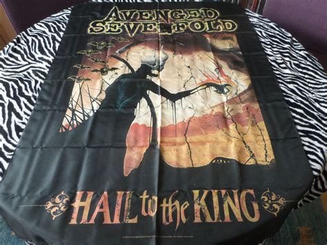 Avenged Sevenfold Hail To The King Textile Poster Avenged Sevenfold Hail Textiles Posters