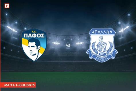 Classificações De Pafos Fc X Apollon Limassol - Pafos FC - Apollon Limasso tore und höhepunkte - footboom1.com