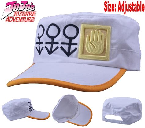 Jojos Bizarre Adventure Hat Kujo Jotaro Hat Cap Cosplay Costume Otaku