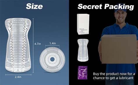 Amazon Male Masturbator Transparent Pocket Portable D Faux Pussy Texture Masturbation