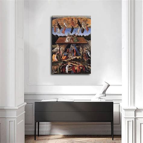 The Mystical Nativity By Sandro Botticelli Poster Canvas Pictures Print