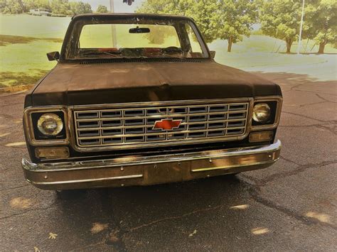 1977 Chevrolet C 10 HOT ROD SATIN BLACK CALIFORNIA PATINA FINISH For Sale