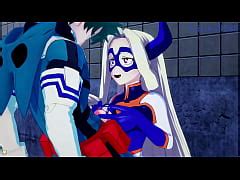Mt Lady And Midnight And Izuku Midoriya Intense Sex My Hero Academia Hentai Xxx Mobile