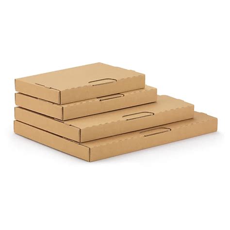 Boîte postale extra plate carton brune avec fermeture adhésive 22