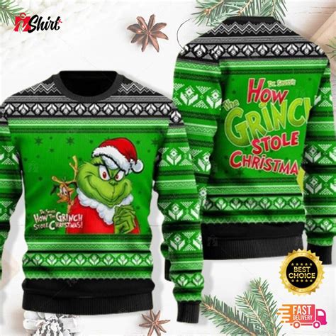 The Grinch Ugly Christmas Sweater Christmas Gifts Ishirtplus