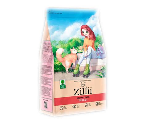 Сухой корм Zillii для кошек ph контроль индейка urinary care cat 2кг ...