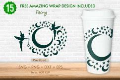 16oz Fairy Starbucks Hot Cup Svg Pre Sized Hot Cup