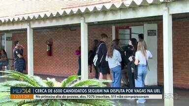 Meio Dia Paraná Londrina UEL realiza segundo dia de provas da