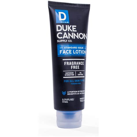 Duke Cannon Standard Issue Face Lotion Academy