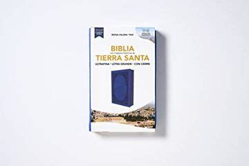 Libro Biblia Reina Valera Tierra Santa Ultrafina Letra Grande