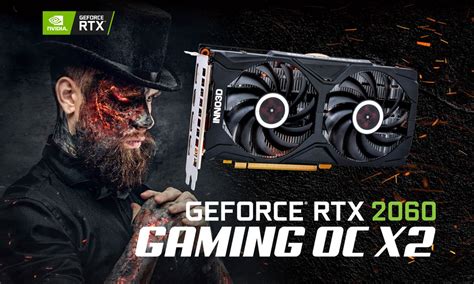 INNO3D GeForce RTX 2060 Gaming OC X2 6GB GDDR6 - Karty graficzne NVIDIA ...