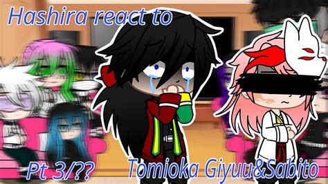 Hashira React To Tomioka Giyuu Pt Demon Slayer Implied Sabigiyuu