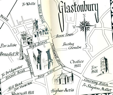 map of glastonbury 7