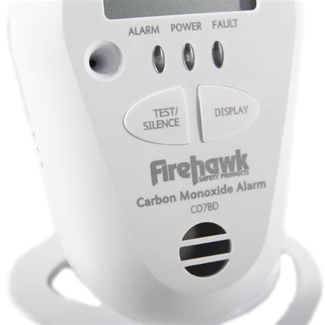 7 Year Sealed Longlife Battery Digital Carbon Monoxide Alarm Firehawk