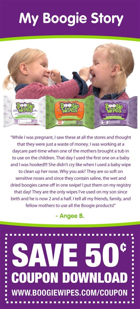 Wondering why everyone is raving about Boogie Wipes? Click here to ...