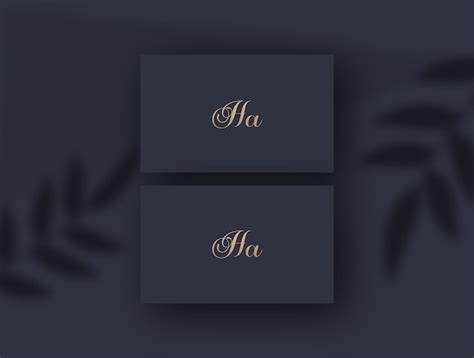 Premium Vector Ha Logo Design Vector Image