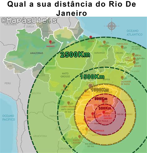 Qual a sua distância do Rio de Janeiro?