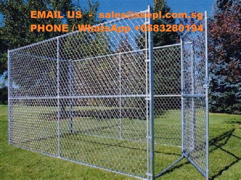 Galvanized Chain Link Fencing Singapore Specialized Engineering Pte Ltd