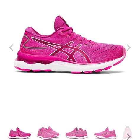 Hot Pink Asics Gel Nimbus Running Shoes In Really Depop