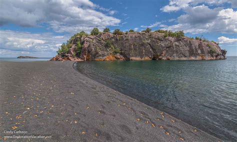 Minnesotas Unnaturally Beautiful Black Beach Exploration Vacation