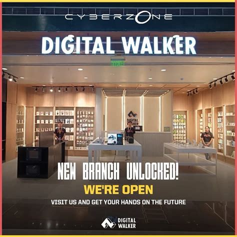digital walker  sm lanang davao  open store  charles paw
